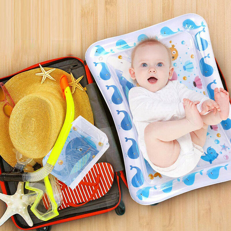 Inflatable Baby Water Mat Novelty Play Center Kid Children Infants Tummy Time HN