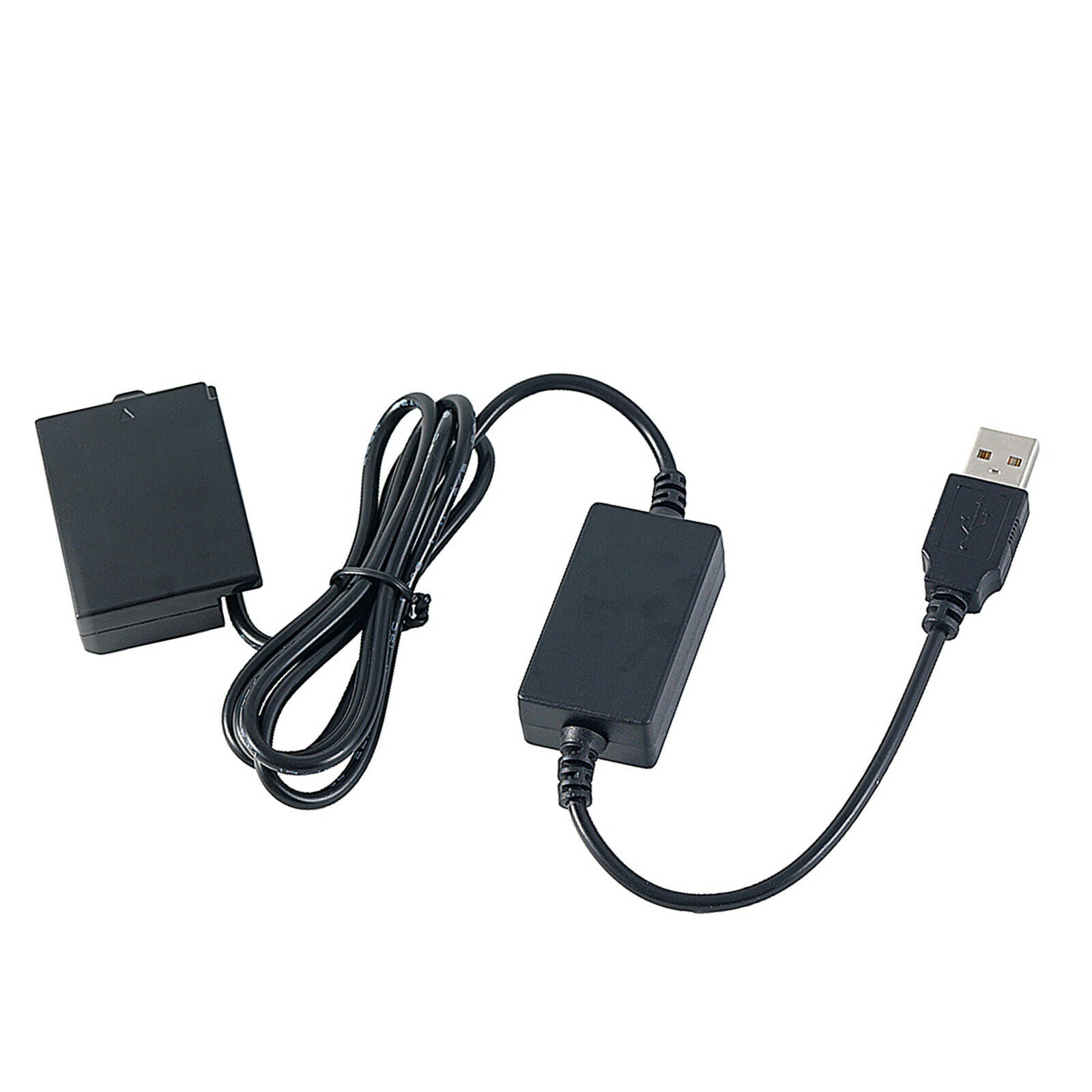 E10 Dummy Battery USB Power Adapter for 1100D 1200D 2000D 3000D Cameras