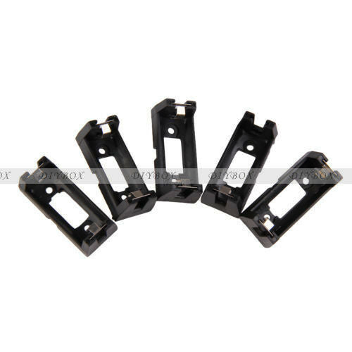 5PCS Battery Holder Case Box Clip For CR123 CR123A Lithium Battery