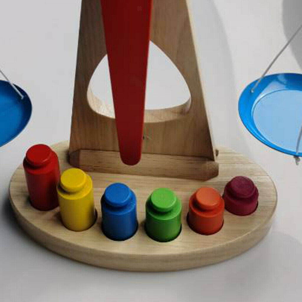 Kids Early Development Counting Toys ,Weighing Scale Montessori Educational Math