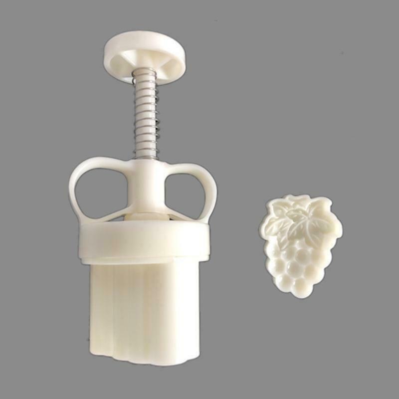 Mooncake Mold 50g Hand Press Cookie Stamps Cookie Cutter Pastry Tool Plastic