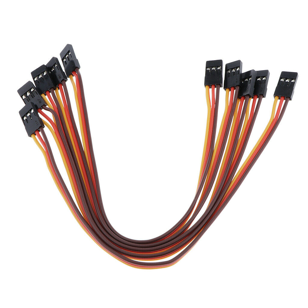 Pack of 5 22# Servo Motor Gear Extension Cable Wire Line 200mm EU-D600-132