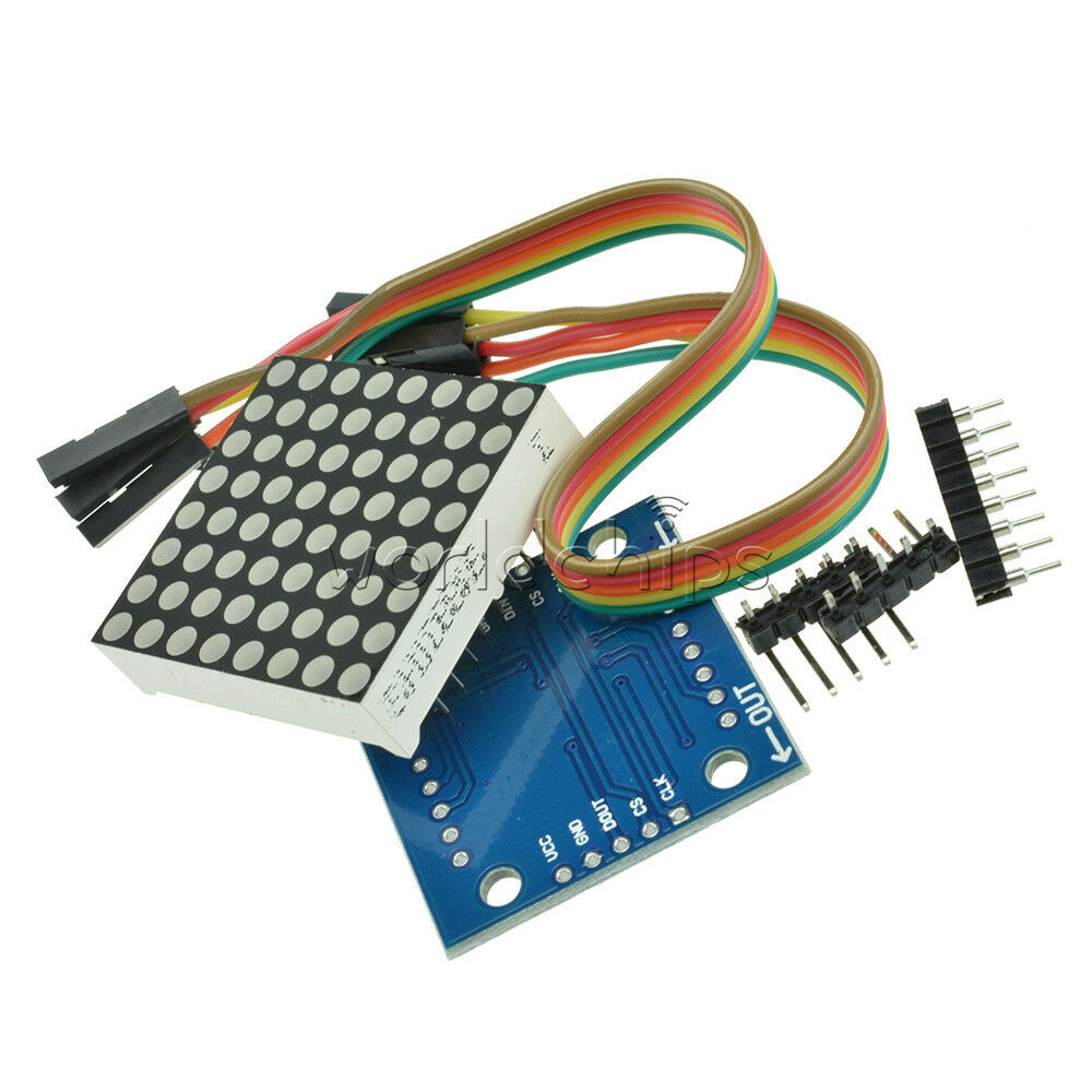 10pcs MAX7219 MAX7219EWG Dot matrix module MCU control Display module DIY kit