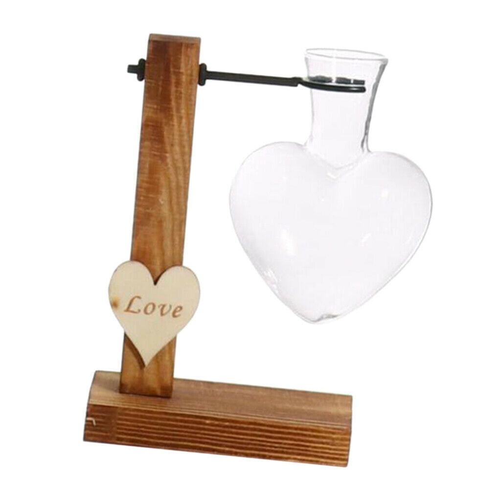 2pcs Test Tube Vase with Stand Bud Vase for Living Room Hydroponic Planter