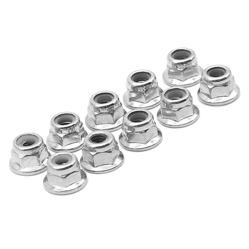 2X 8pcs 12428-0119 M4 Self Locking Hex Nuts Lock Nuts for Wltoys 12428 12423
