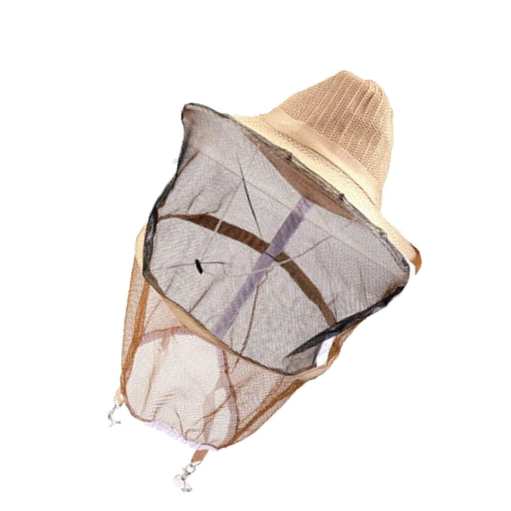 Beekeeping Hat Beekeeper Cowboy Hat Anti Mosquito Bee Veil Net Hat Full Face