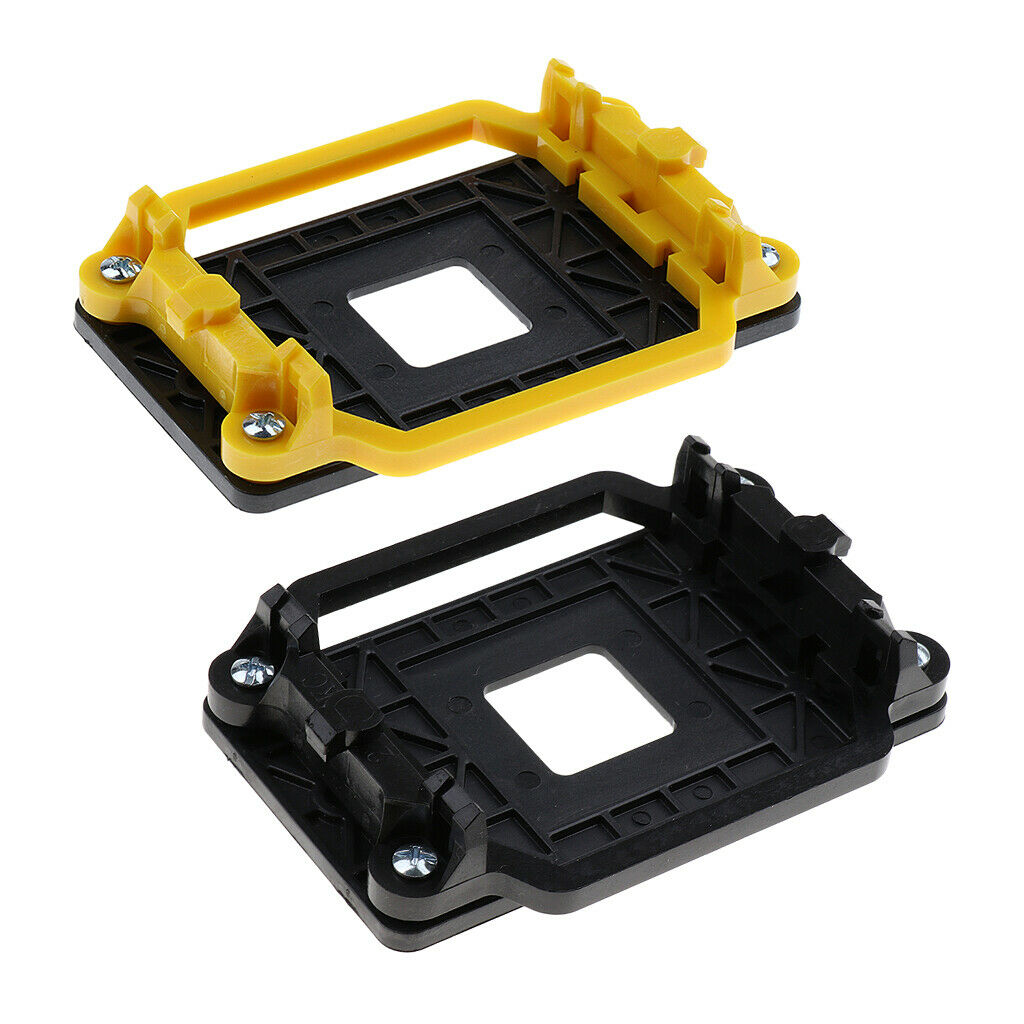 Yellow Plastic AMD CPU Fan Stand Bracket Base Socket Replacement for AM2