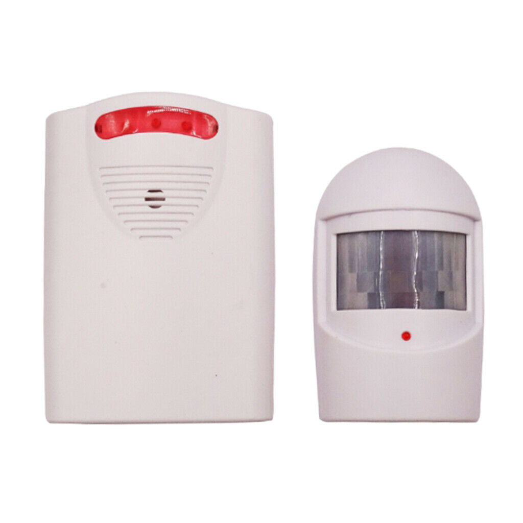 Wireless Driveway Security Chime  PIR Motion Sensor Intruder Alarm 1 Set