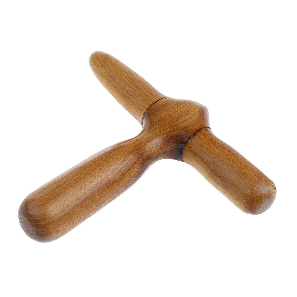 Natural Sandalwood Cross Desinged Gua Sha Board Massage Tool
