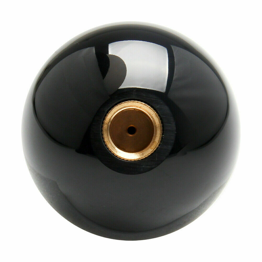 No.8 Billiard Ball Round Universal Custom Gear Shifter Shift Knob w/ 3 Adapters