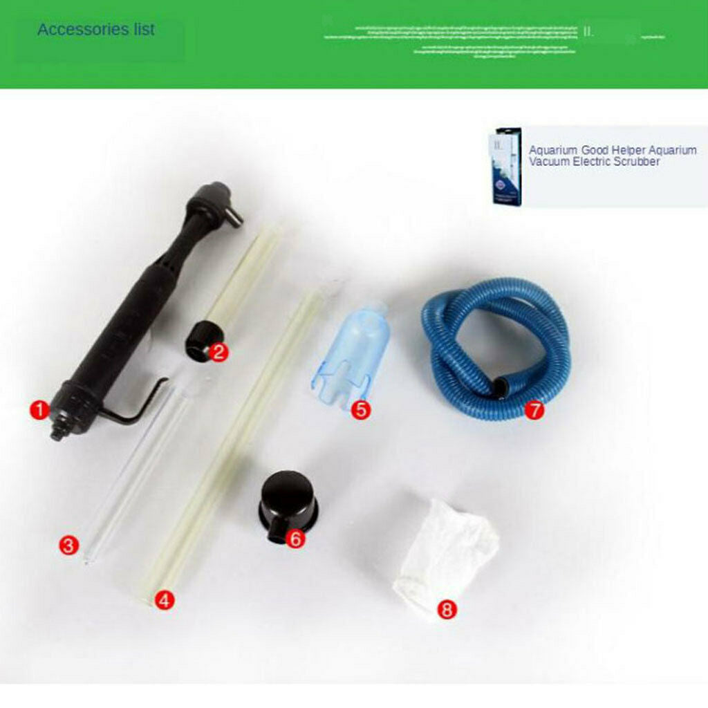 Electric Aquarium Gravel Cleaner, Cleaner Water Filter Washer Siphon Cleaning