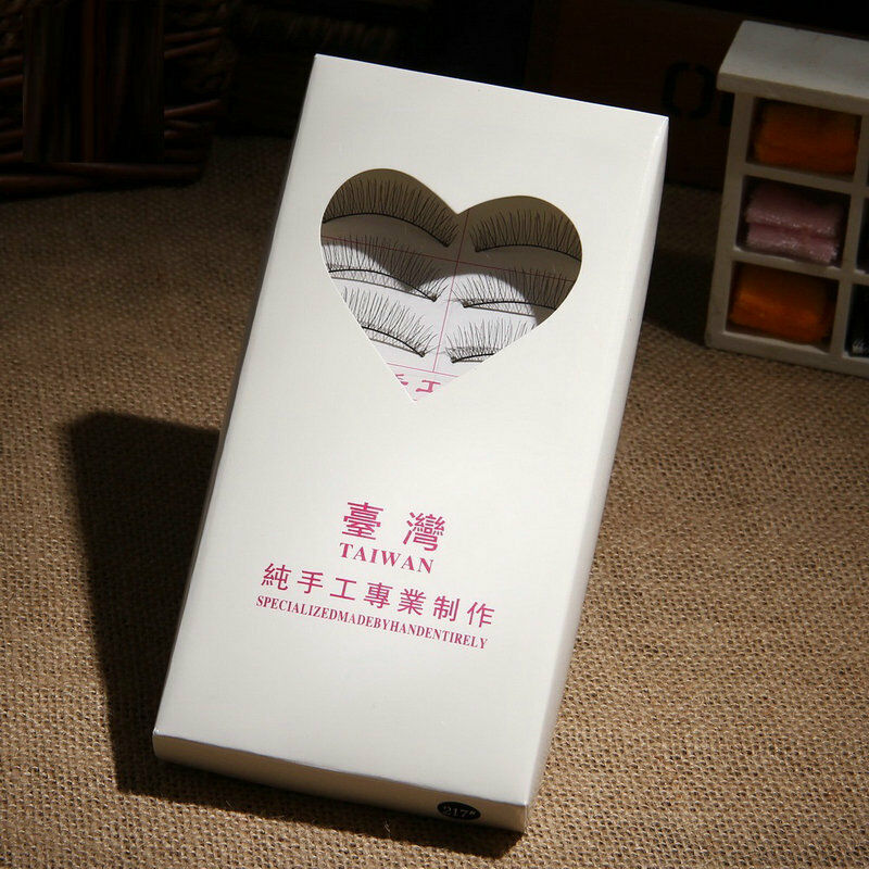 10 Pairs Soft Natural Cross Eye Lashes Makeup Extension False Eyelashes Handmade