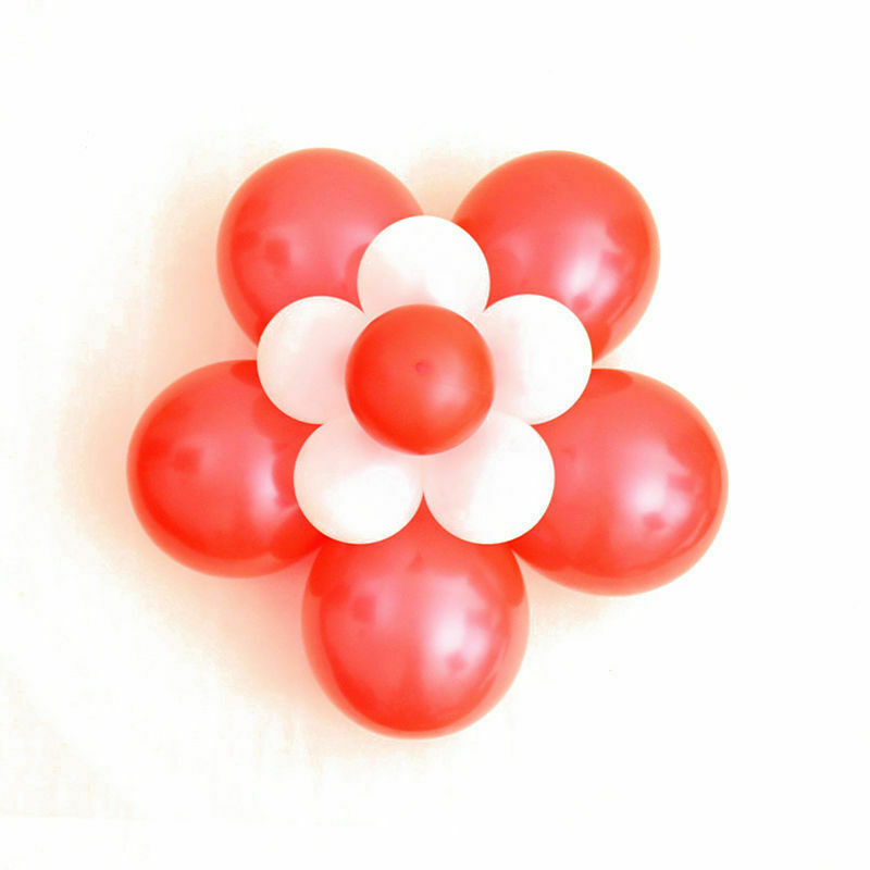 5pcs Balloon Plum Flower Clip Tie Party Birthday Wedding Balloon Decoration Gift