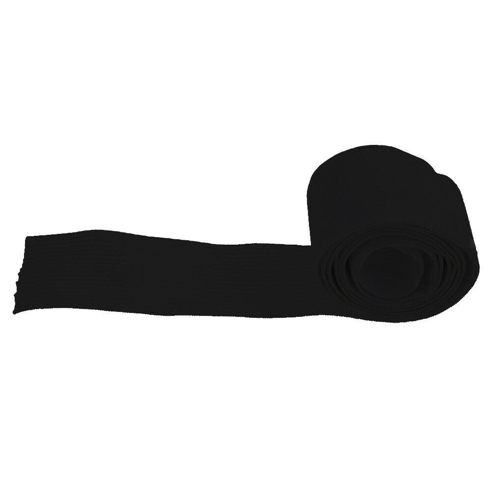 Household 1 Yard Length Stretchy Elastic Band Sewing Roll Black 30mm Wide