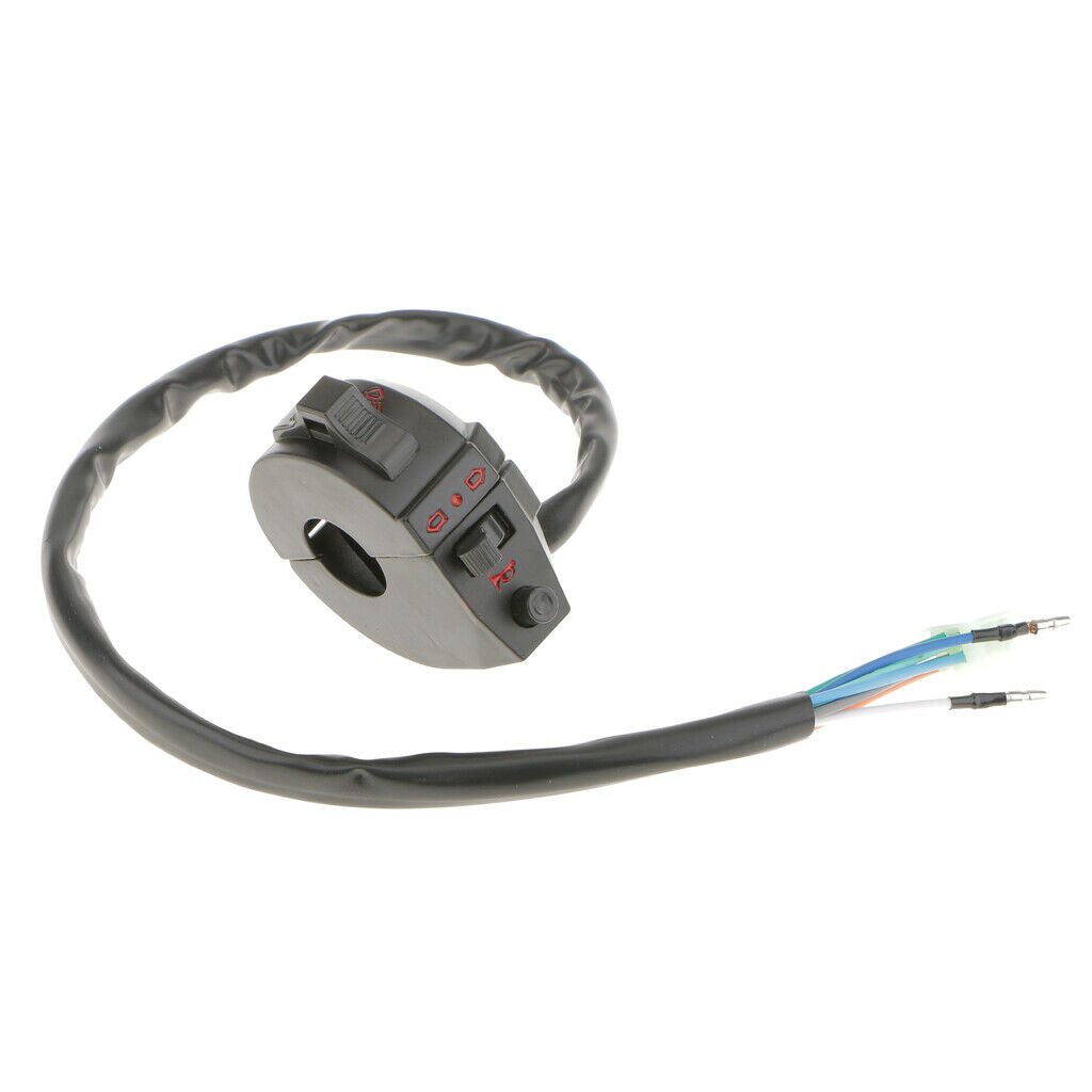 Universal Handlebar Left Side Control Switch ON-OFF Button for 7/8inch