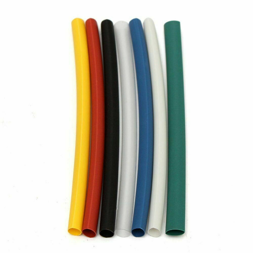 140pc 2:1 5Size Heat Shrink Tube Tubing Sleeve Sleeving 7 Color Wire Kit