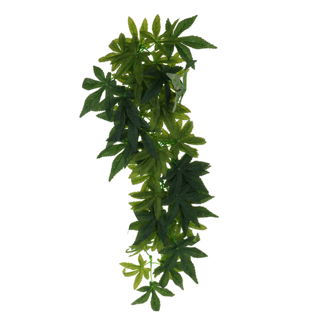 2 pcs 50CM Bendable Reptiles Vine Jungle Climber Vines Artificial Decor