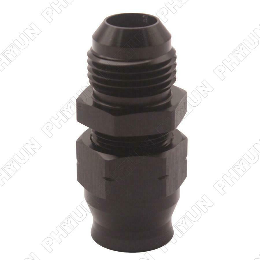 AN8 8AN Male Flare Thread to 1/2 12.7mm Hardline Tube Compression Pipe Adapter