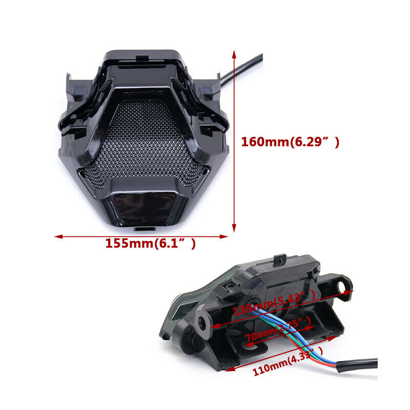LED Turn Signal Brake Tail Running Light for Yamaha YZF R3 R25 MT03 MT07 MT-25