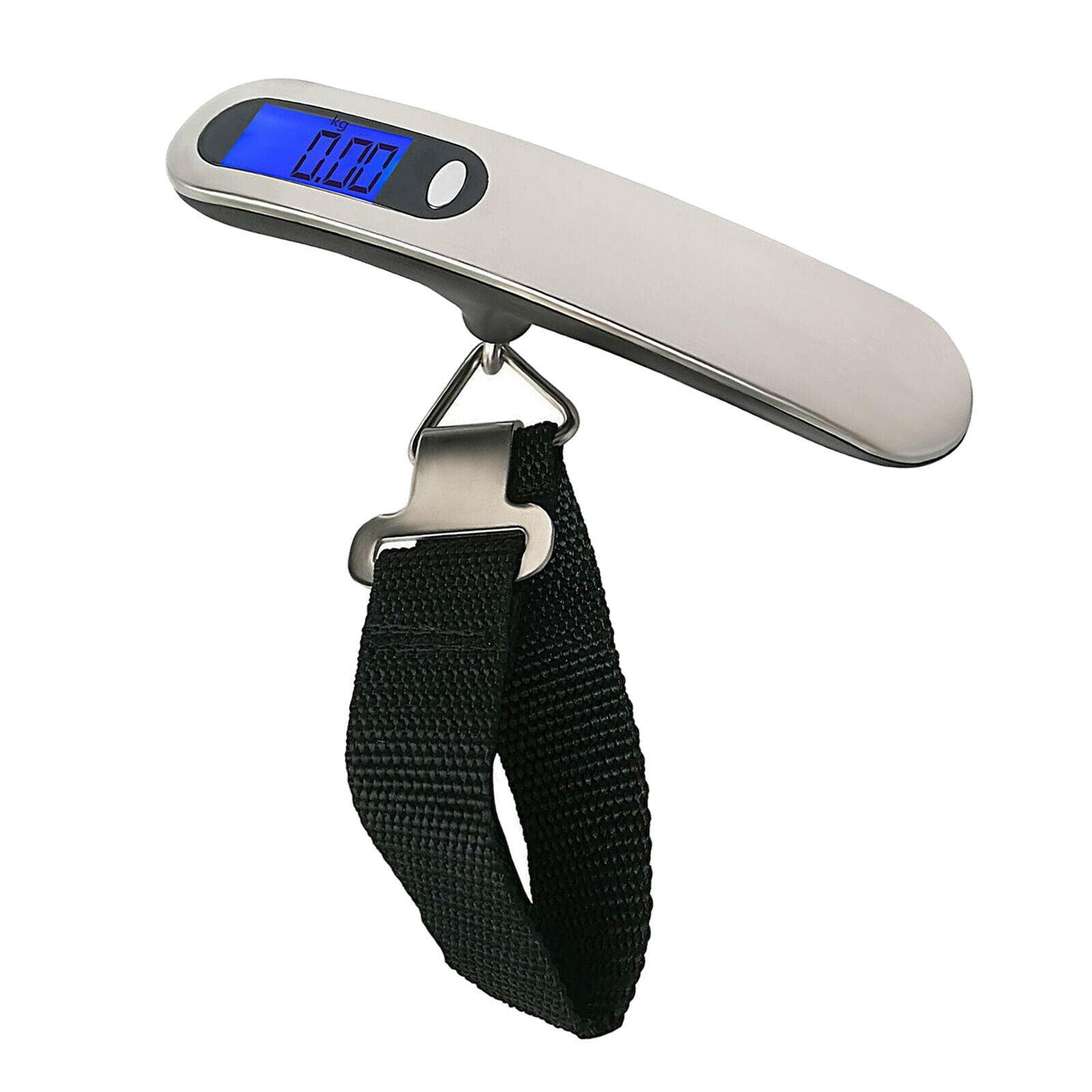 Handhled Digital Luggage Scale 50KG/110 LB Stainless Steel for Travelers