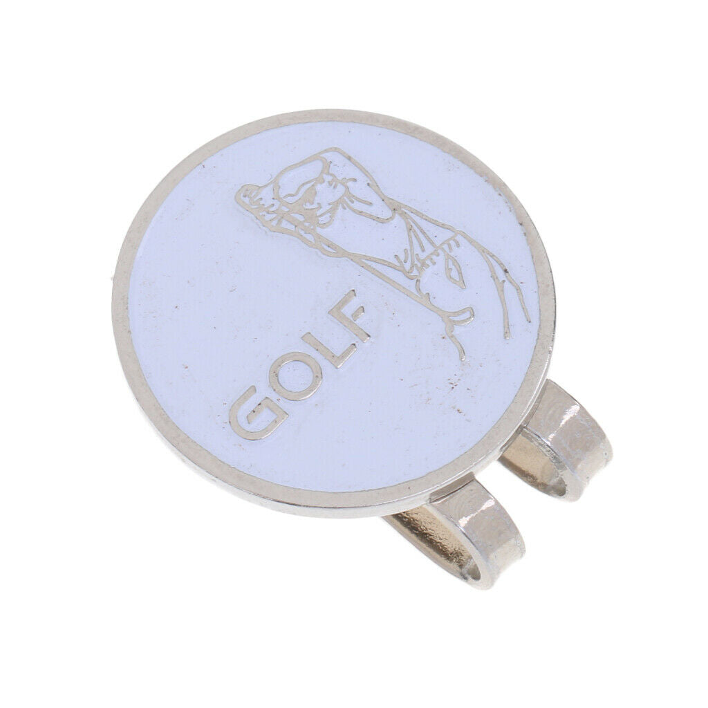 Sturdy Golfer Magnetic Hat Clip Golf Ball Marker Fit for Golf   Visor