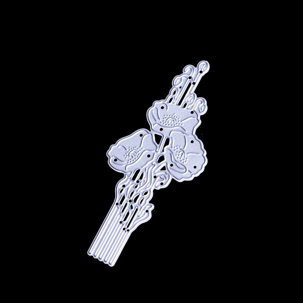 Flower Framed Gift Cards Metal Cutting Dies For Scrapbooking Craft Xmas De.l8