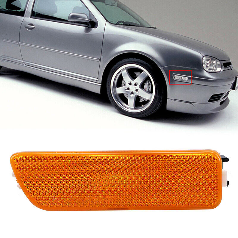 Front Right Side Car Auto Yellow Len Marker Light Housing For VW Jetta 1999-09