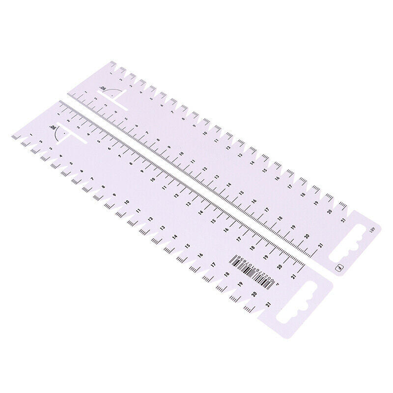1PC DIY Sewing Patchwork Ruler Ultrathin Soft 21cm Quilting Sewing TY1