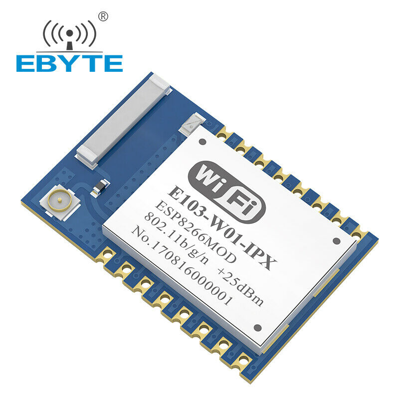 IoT ESP8266 Wireless UART-Wifi Module Transceiver 2.4ghz 20dBm WLAN E103-W01-IPX