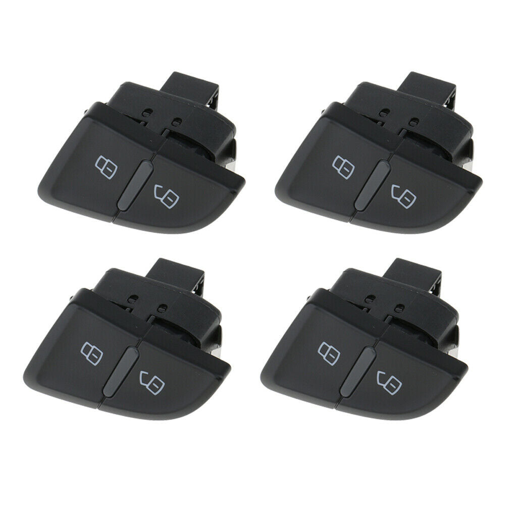4x Right Front 8K2962108A Car Central Door Lock Switch for Audi A4 A4L B8