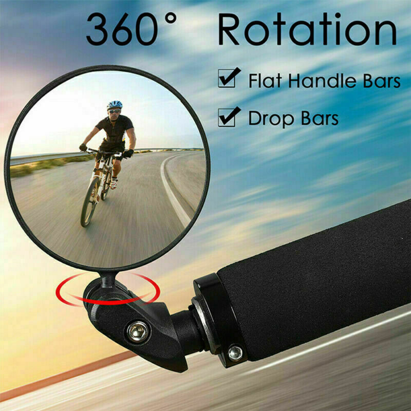 Cycling Bike Bicycle Classic Rear View Mirror Handlebar Flexible Safety Rearview