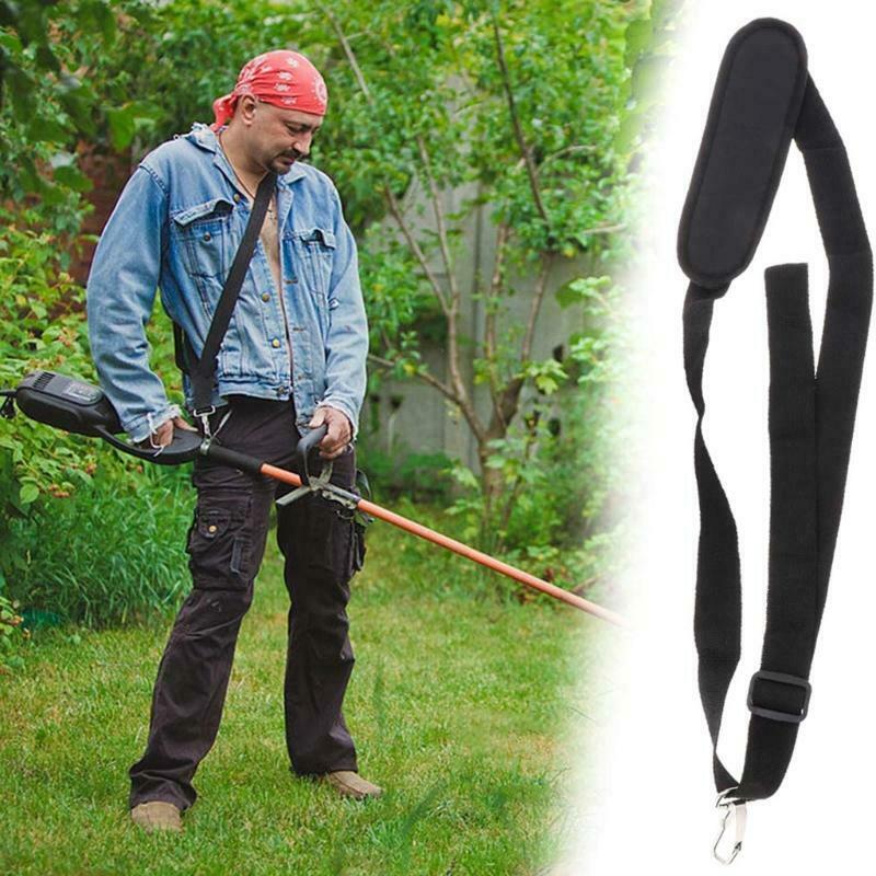 Strap Nylon Single Strimmer Shoulder Harness Strap  Quick Release  Black