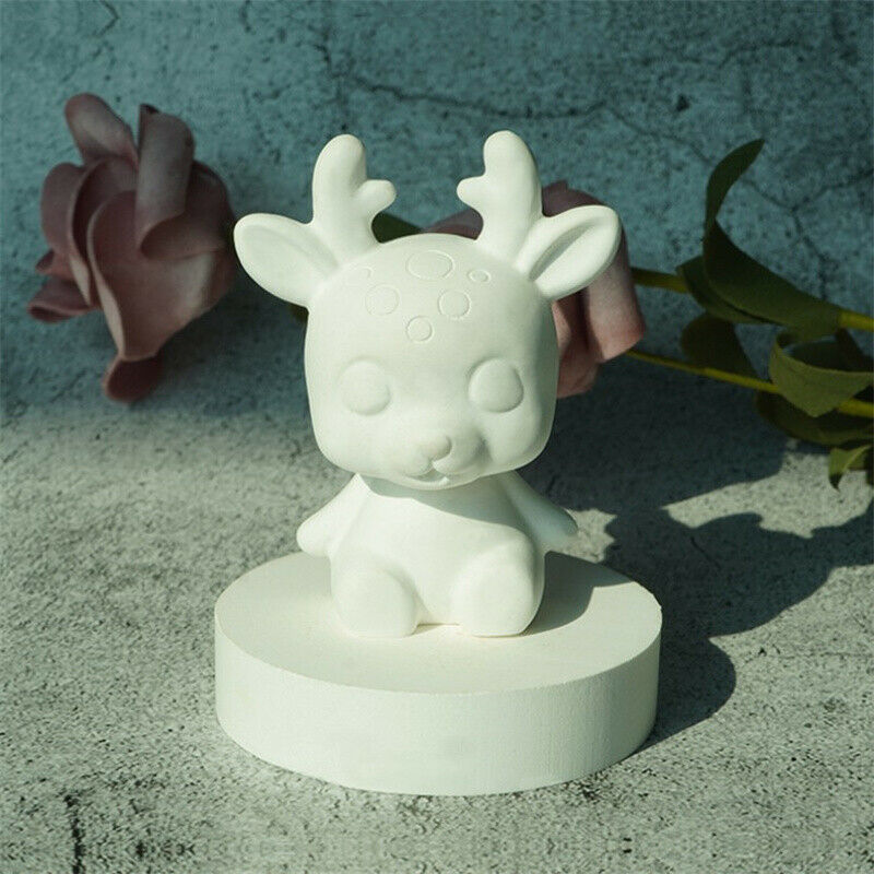 Mirror Plum Blossom Christmas Deer Mold Diy Crystal Epoxy Decoration Mold