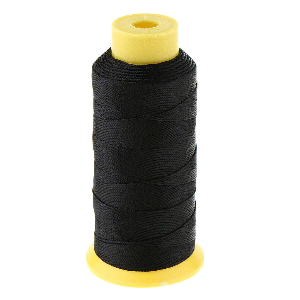200M Bonded Nylon Sewing Thread Heavy Duty for Hand Sewing Machines Black