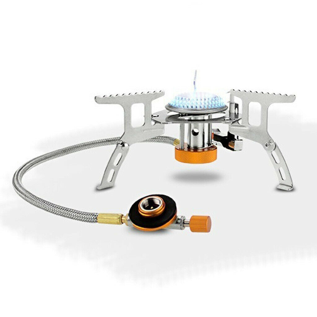 Foldable Camping Gas Stove Piezo Ignition Burner