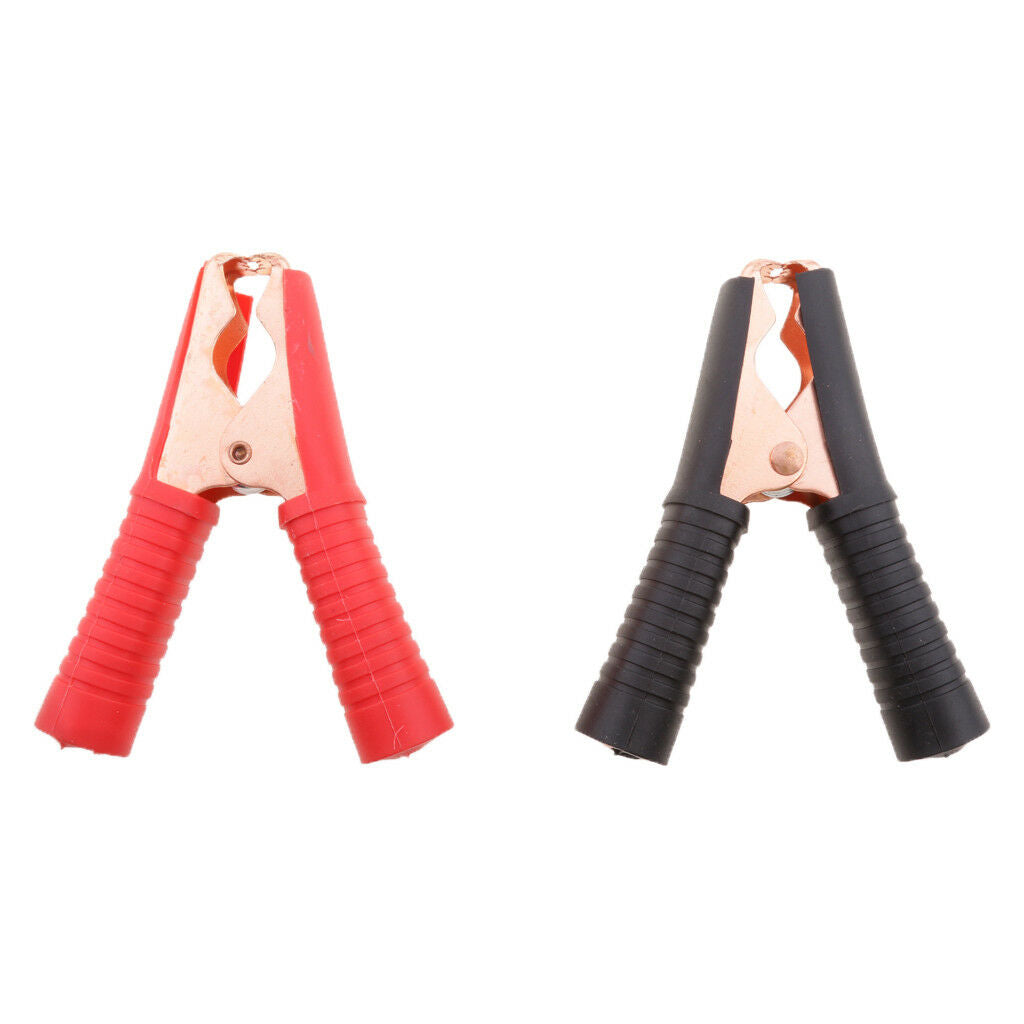 2 Pieces Jumper Starter Booster Cable Battery Test Alligator Clamp Clips