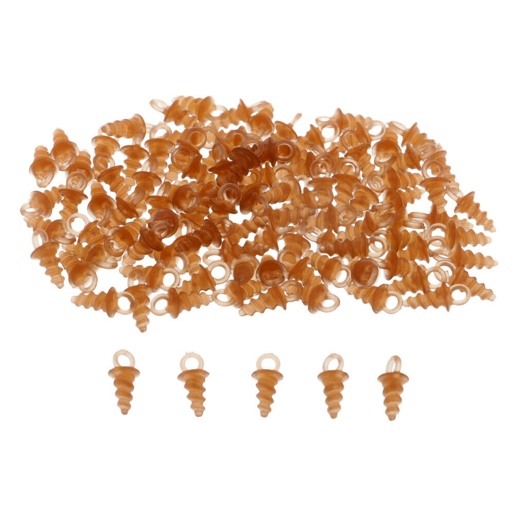 Plastic Bait Screws Carp Fishing Tackle 100pcs Per Pack Length 10mm/0.4inch