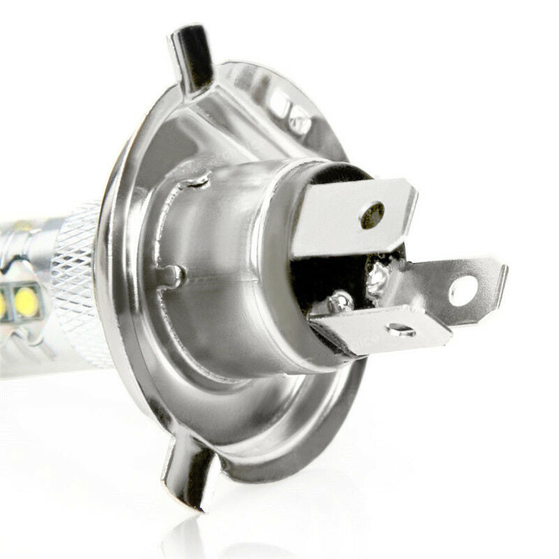 80W H4 9003 COB LED Motorcycle Headlight Hi/Lo Beam Front Light Bulb Lamp 6000K