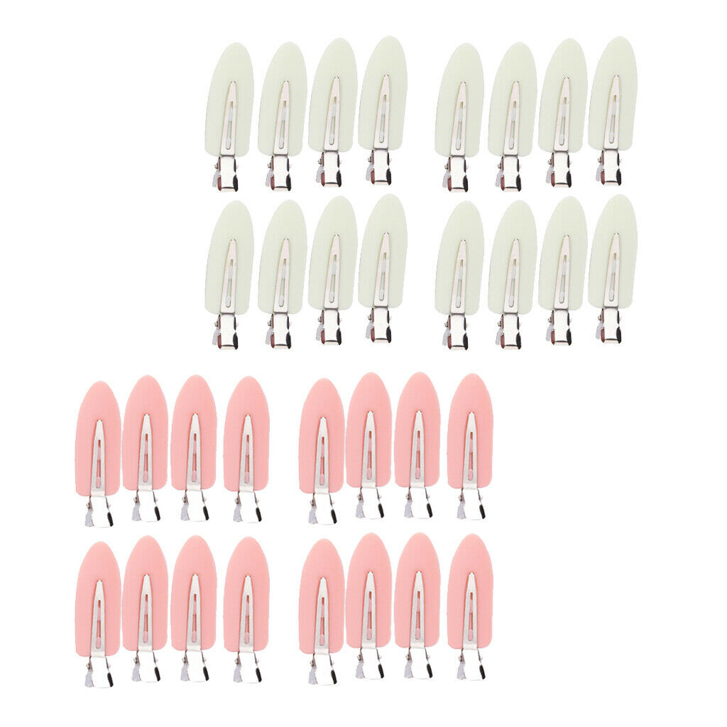 16 Pieces Durable No Bend Hair Clips No Mark Barrette Styling Tool Clamps