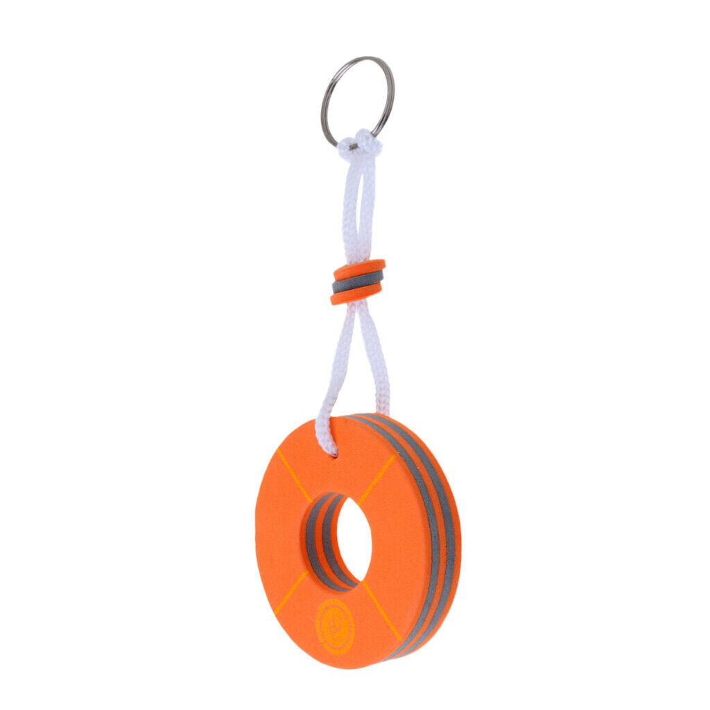 5x Orange Sailing Buoy Floating Key Chain Boat Float Marine Key Ring Holder