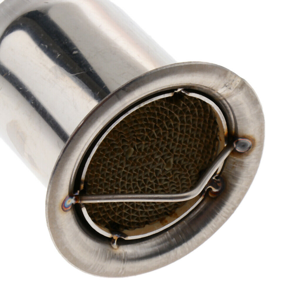 60mm ATV Exhaust Muffler Baffle Silencer DB Killer Slip-On, Stainless Steel