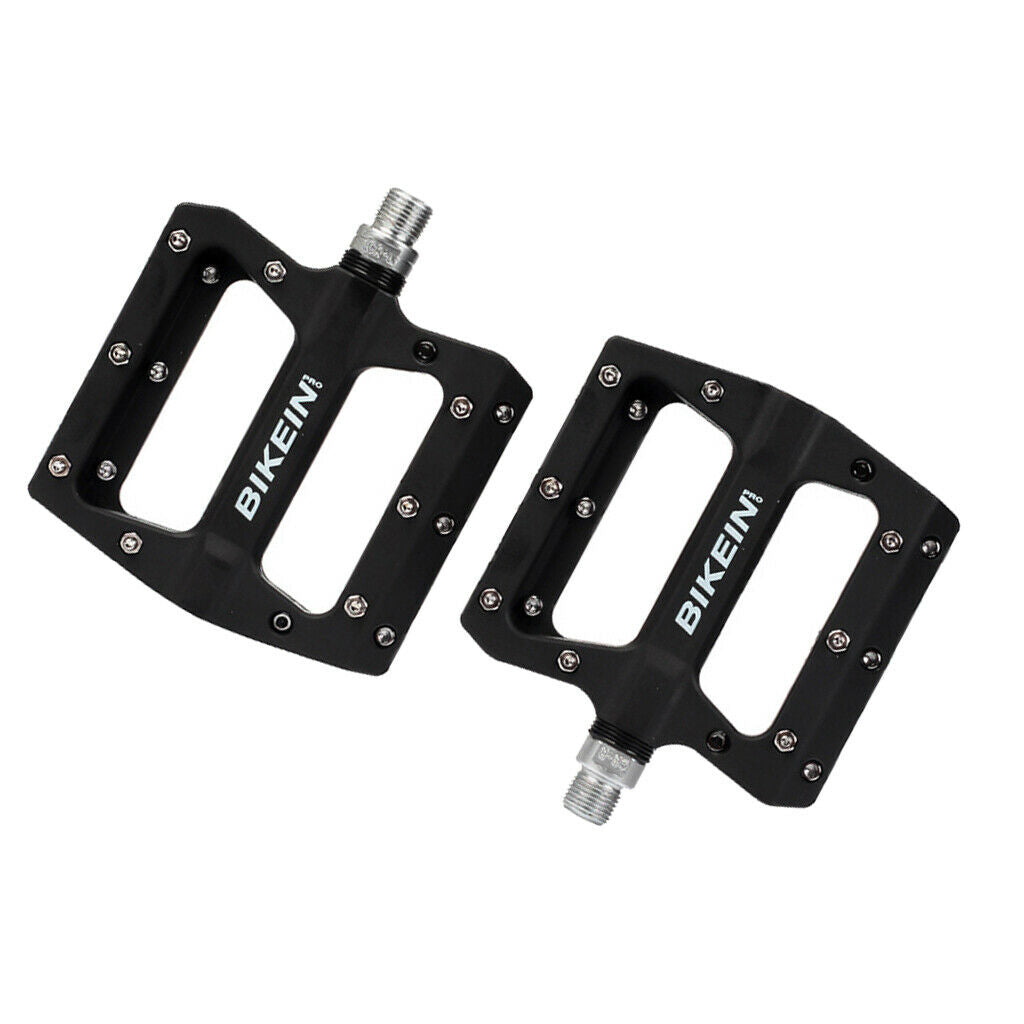 Pair Bike Pedal Anti-skid Foot Bearings Treadle Bicycle Accessories Black