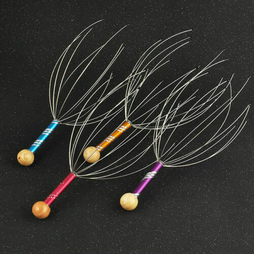 1x Head Neck Scalp Massager Massage Octopus Equipment Stress Release Relax Tool
