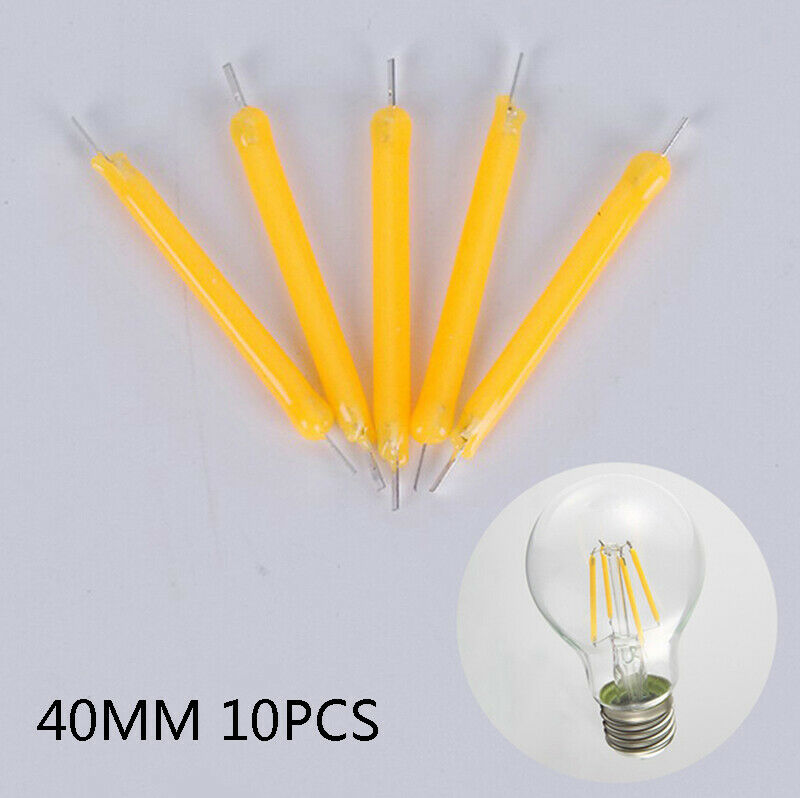 10pc 40MM Bulb Filament Lamp Parts LED Light Accessories Diodes Filame