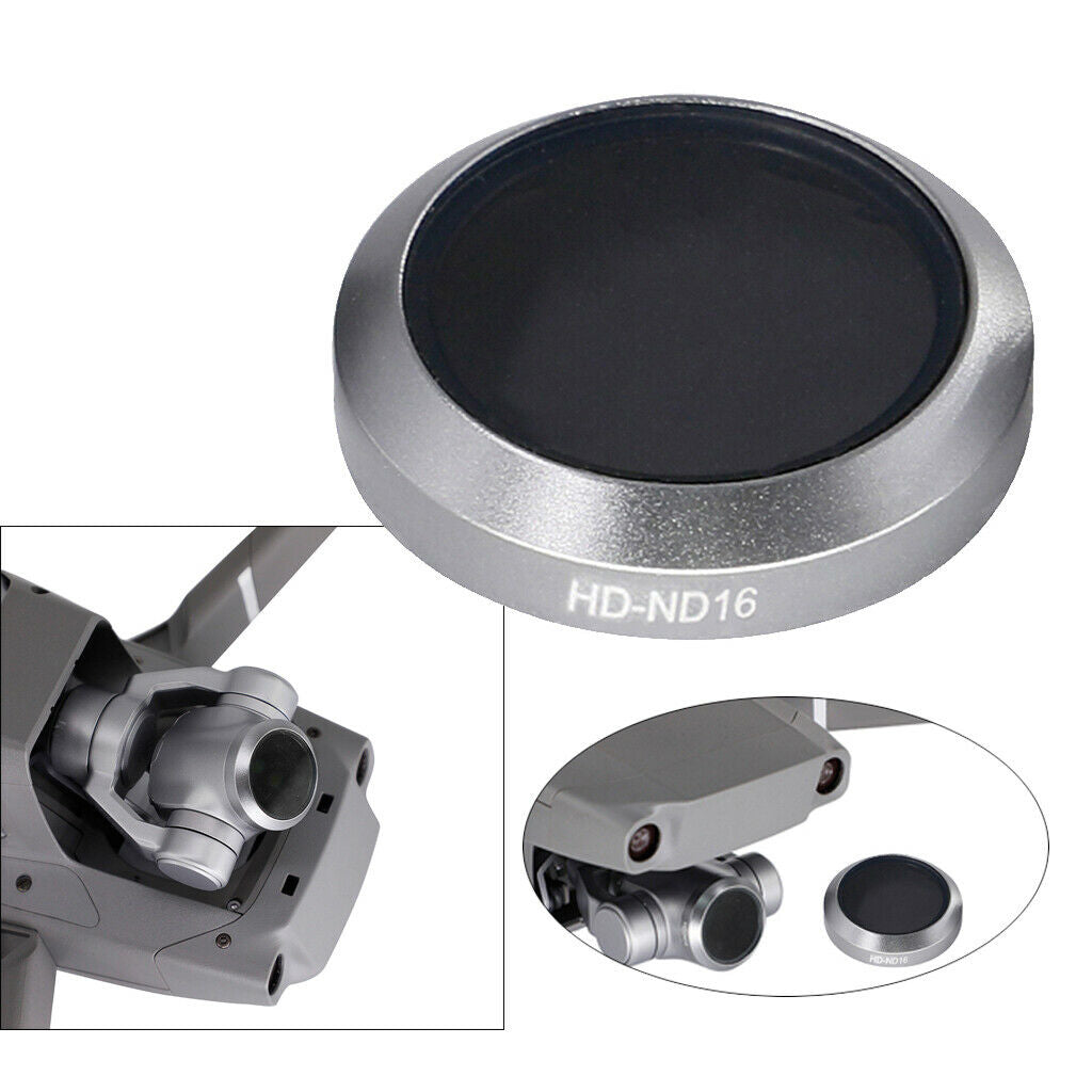 ND16 Lens Filter for DJI Mavic 2 Zoom Drone, Aluminum & Optical Glass