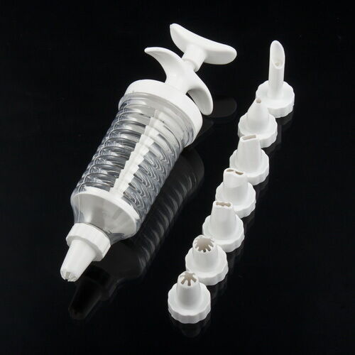 Icing Piping Gun Cake Decorating Syringe Piping Syringe Pastry Nozzle DIY