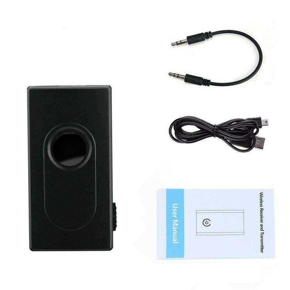 USB Bluetooth 5.0-Transmitter Receiver Stereo Audio Adapter AUX 3.5mm TV CAR PC