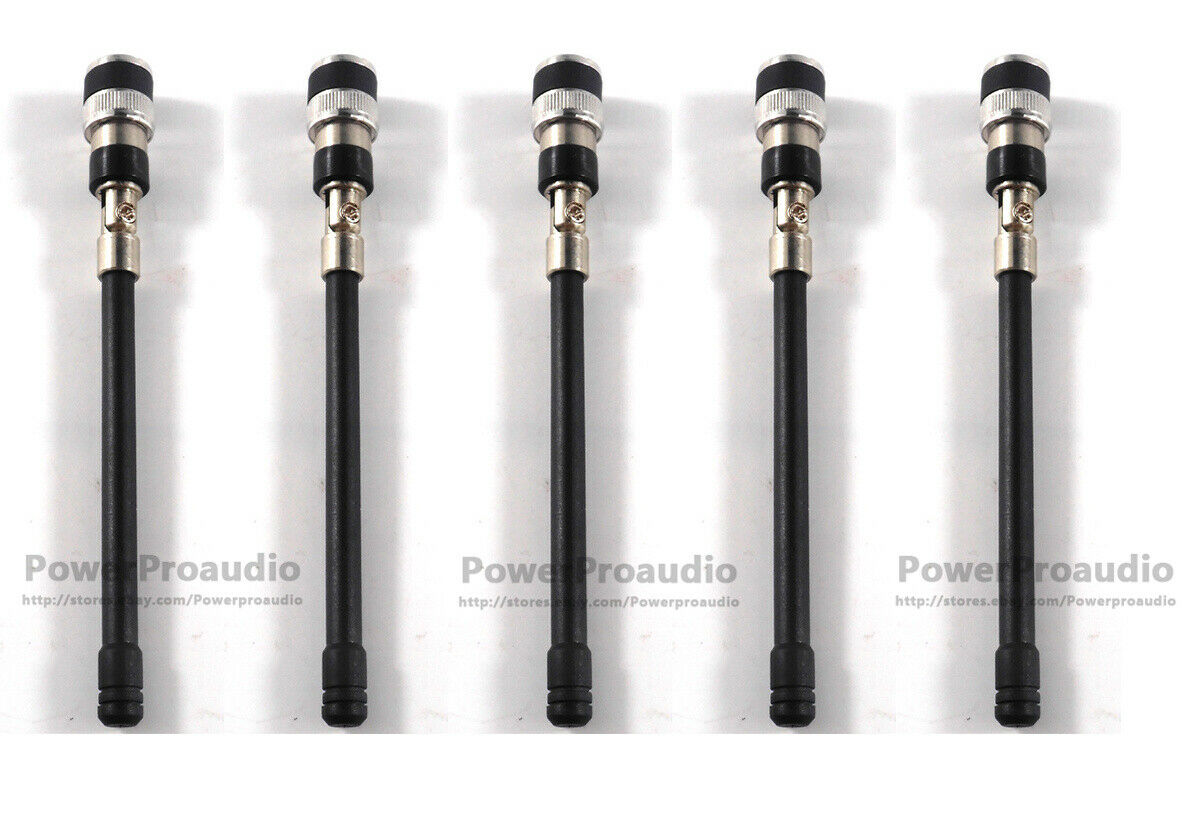 5PCS BNC UHF Microphone Antenna For Shure PGX24 SLX24 PG58 SM58 BETA58 Series