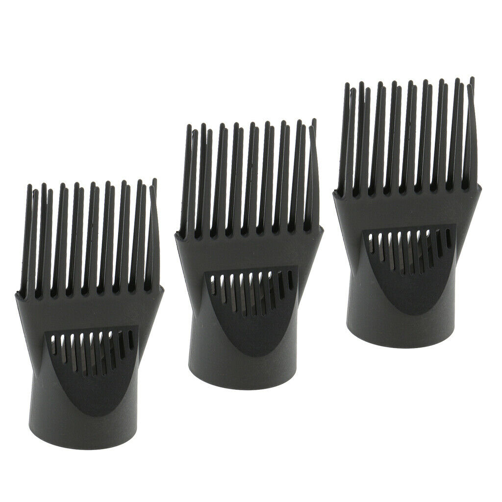3 Packs Salon Tool Hair Dryer Diffuser Wind Blow Cover Comb Attachment