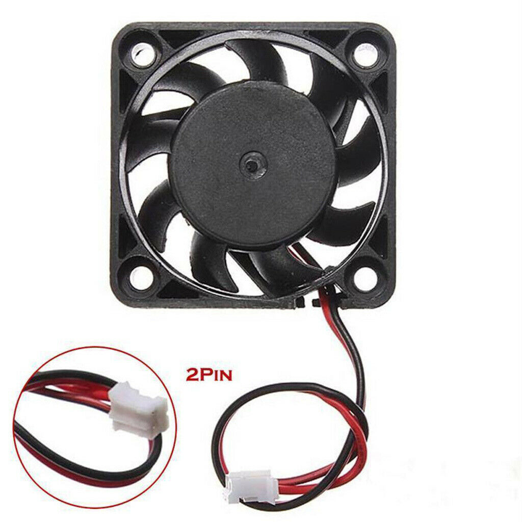 12pcs Mini Plastic Tabletop Cooling Fan 40mm Silent Fan Grill For Desktop